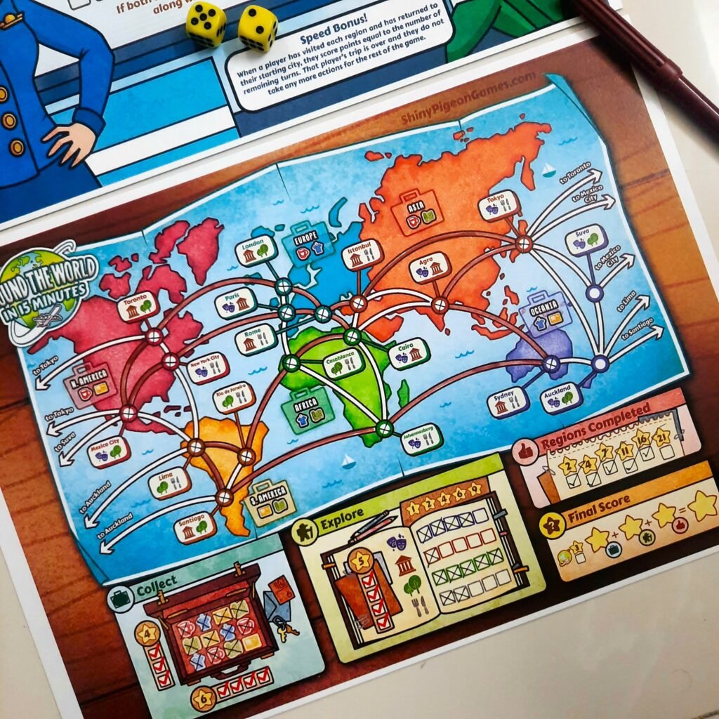 A round of playing the game!